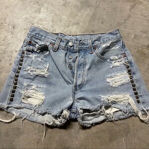 Levi’s Studded Shorts